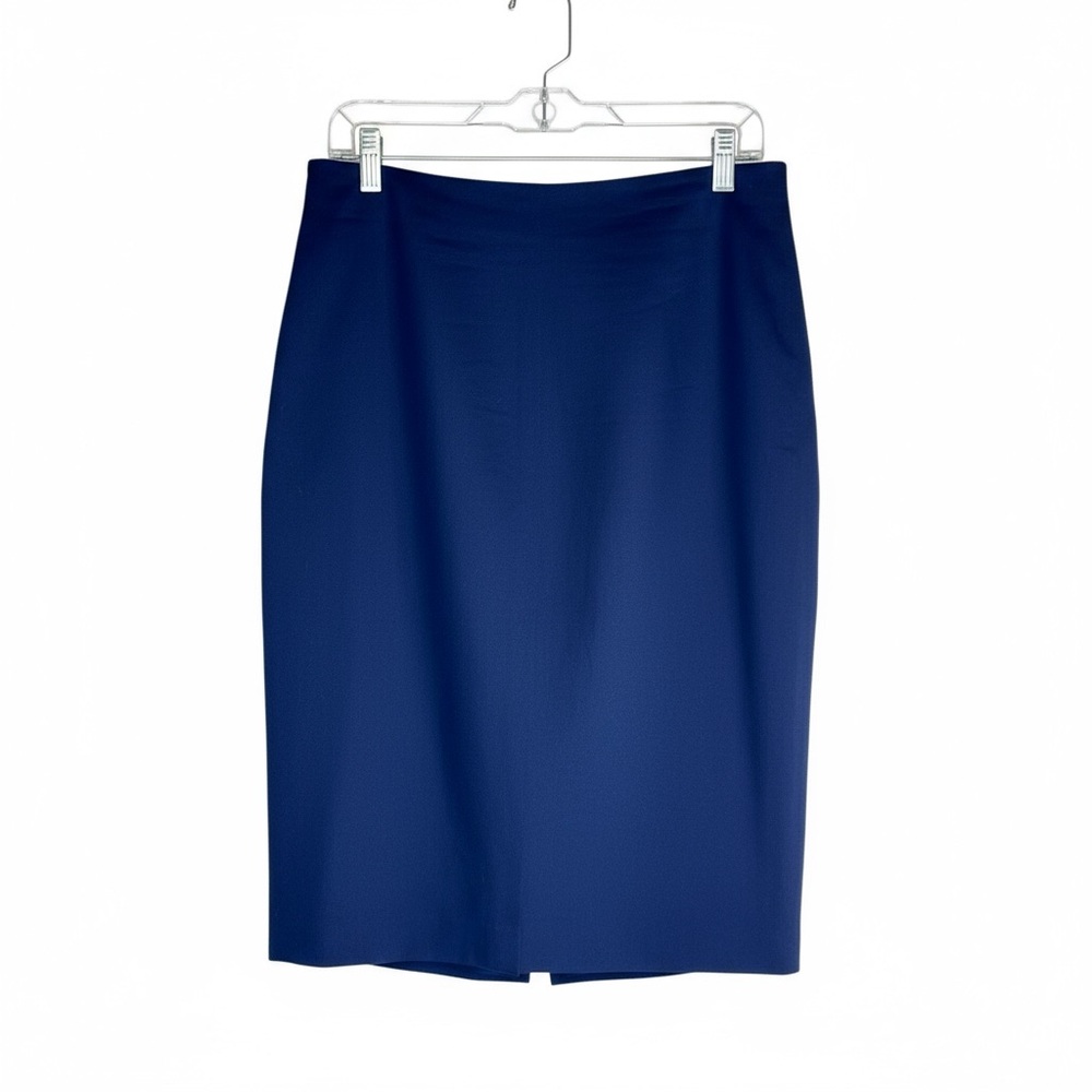 Express No. 2 Pencil Skirt Sofia Crepe Navy Blue Sz. 12, Women’s Regular - Picture 3 of 4